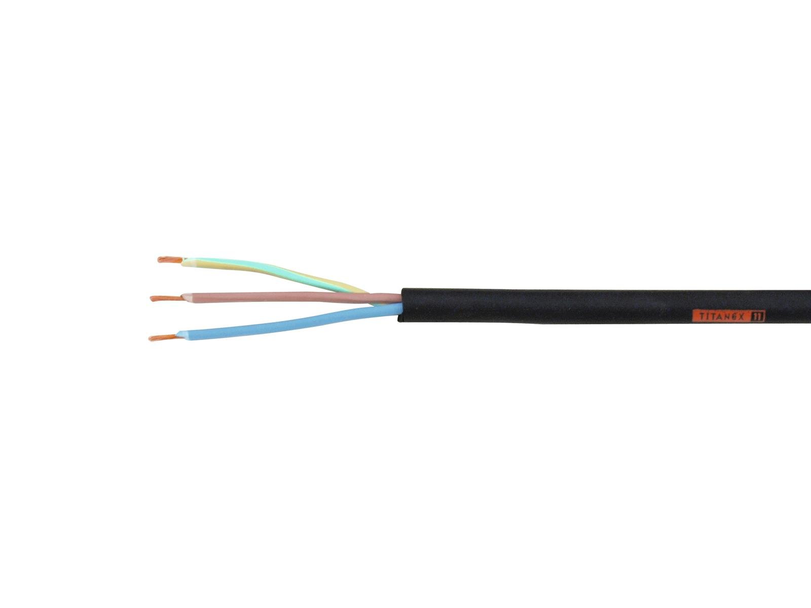 TITANEX Stromkabel 3x1,5 Meterware