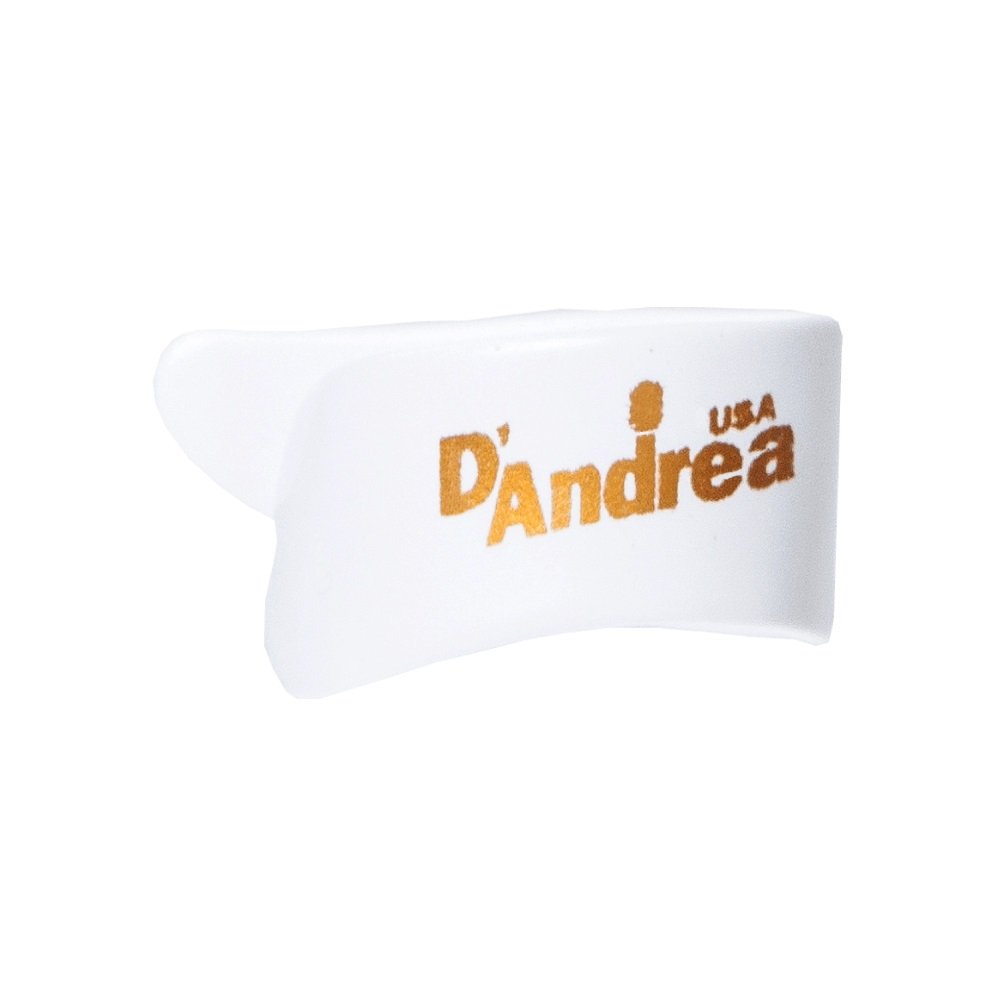Thumb Picks (R371 MD WHT), 12 pcs Pick Pack, Medium, White