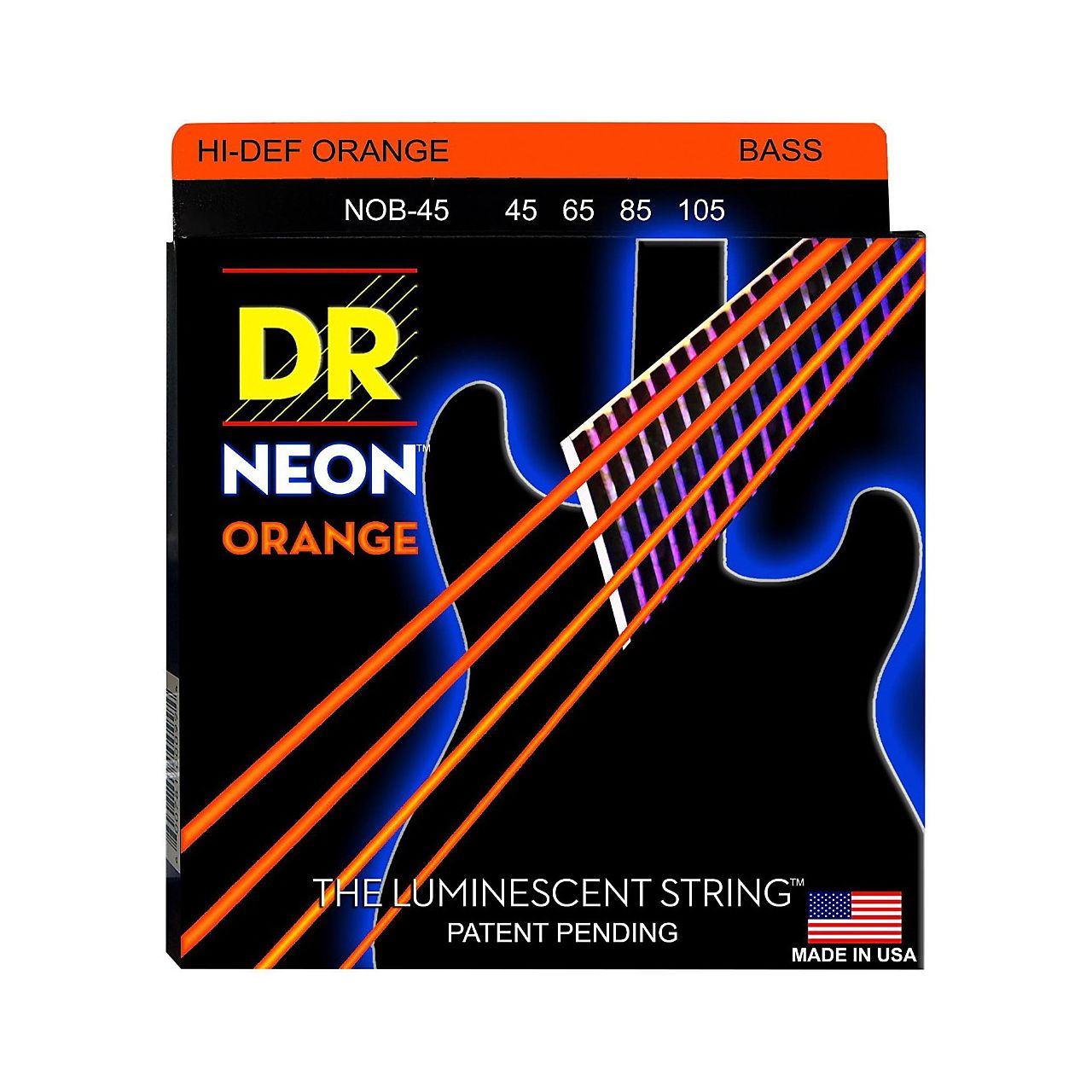 NOB6-30  Hi Def Orange Neon Satz 030-125" - Medium 6