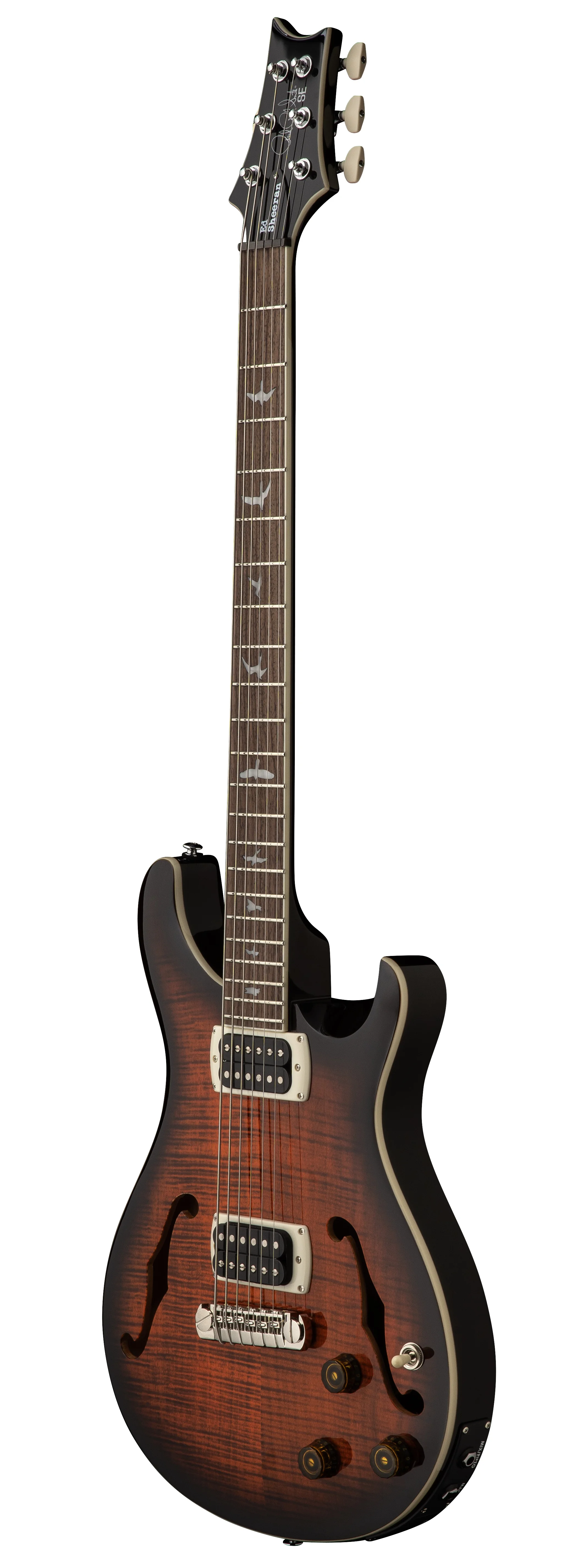 SE Ed Sheeran Baritone Piezo Orange Tiger Smokeburst