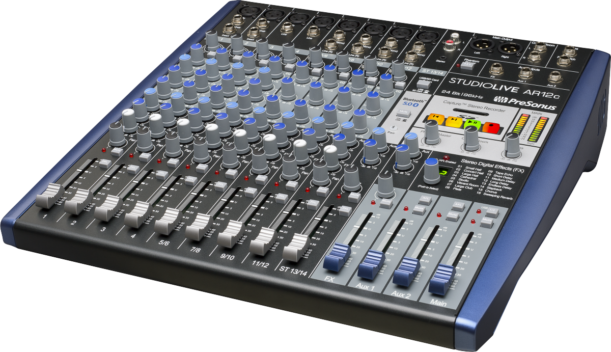 StudioLive® AR12c Analog Mixer, Blue, 230-240V EU