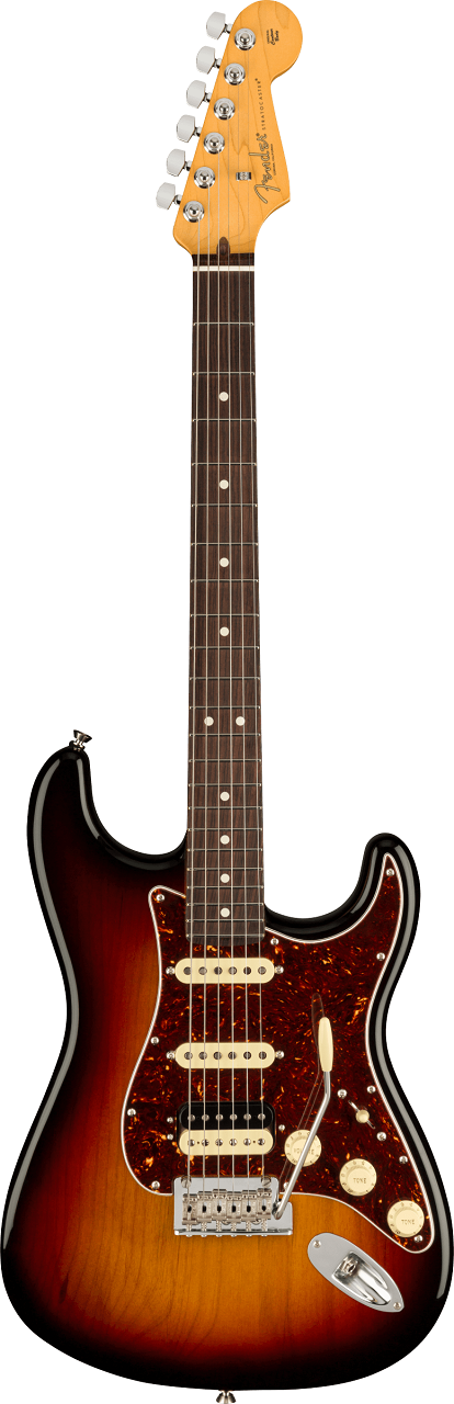 American Professional II Stratocaster® HSS, Rosewood Fingerboard, 3-Color Sunburst