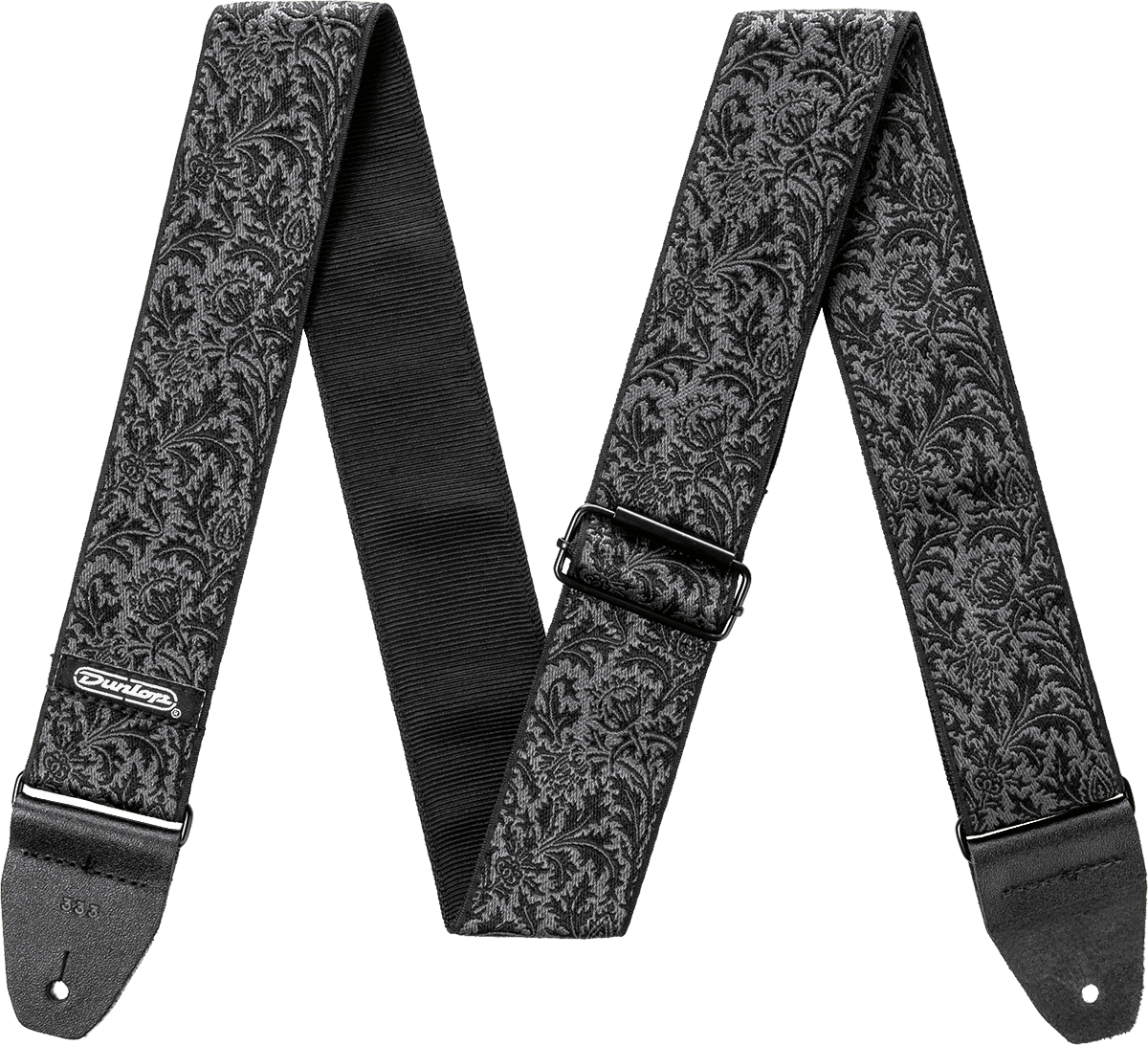 Jacquard Strap Black Thistle