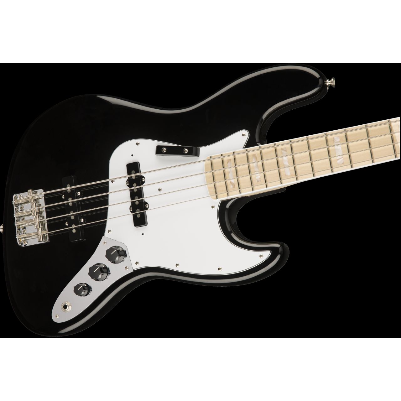 American Original 70´s Jazz Bass Schwarz - E-Bass