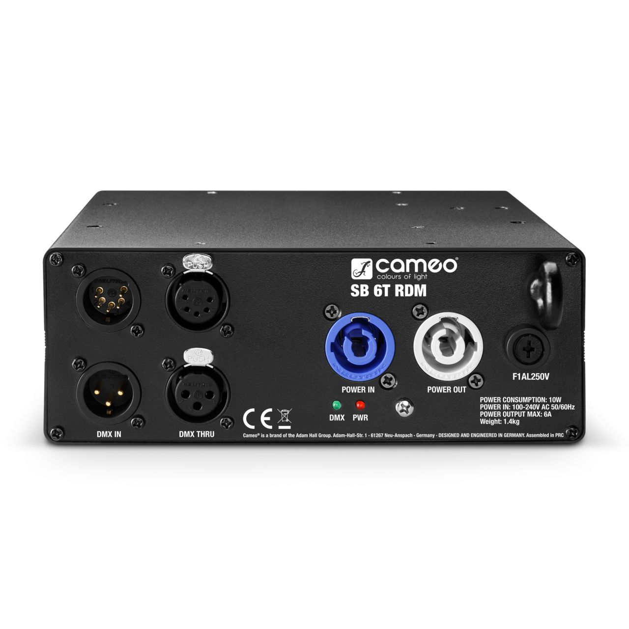 SB 6T RDM - 6-Kanal DMX/RDM Splitter/Booster (3- und 5-Pol)