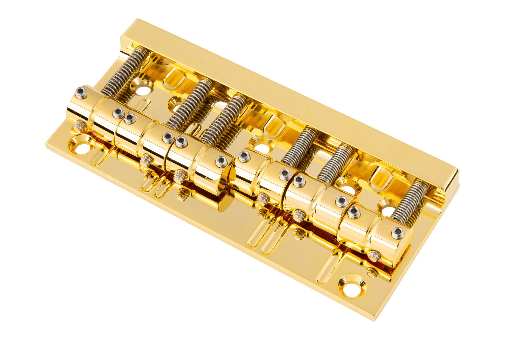 Hipshot - MasterBuilt and Custom Shop Quick Release Bridge, 17.98 mm, 6-String - Gold
