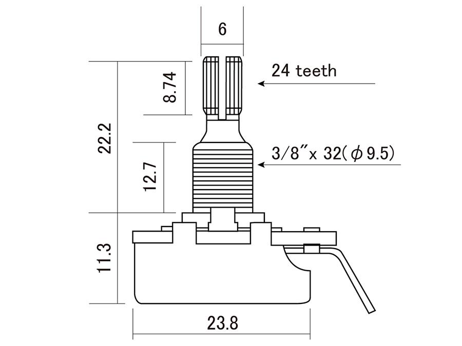 CTS-VA250 USA Potentiometer