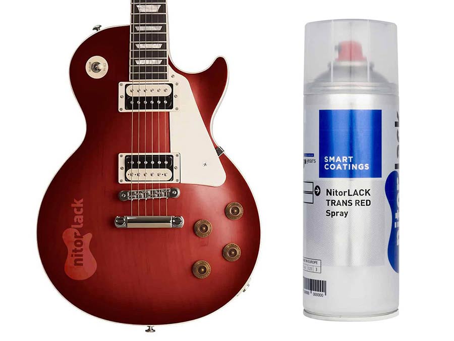 Nitrocelluloselack trans red - 400ml Spraydose