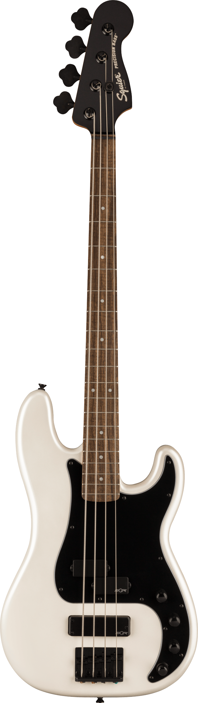 Contemporary Active Precision Bass® PH, Black Pickguard, Pearl White