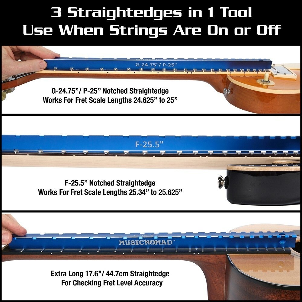 Tri-Beam 3'n 1 Dual Notched Straight Edge & Precision