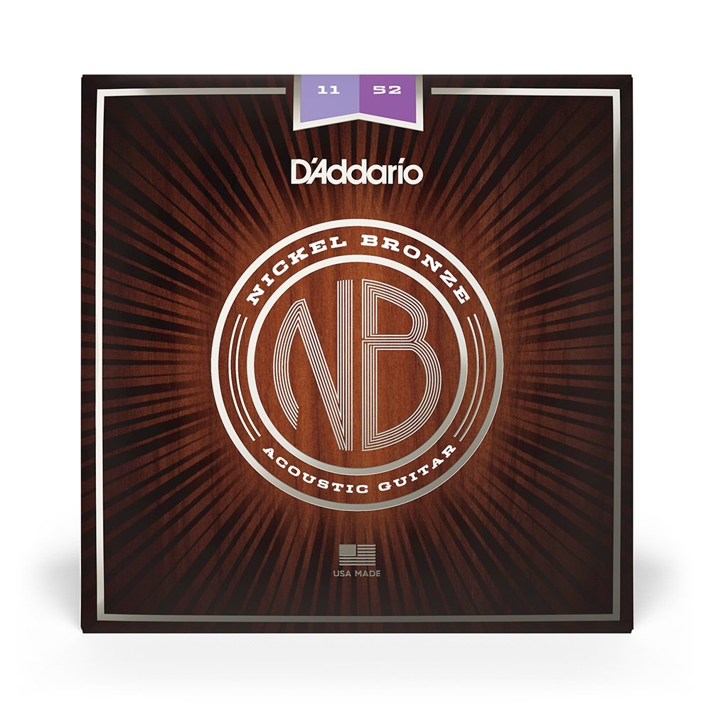 NB1152 Nickelbronzesaiten für Akustikgitarre, Custom Light, 11-52