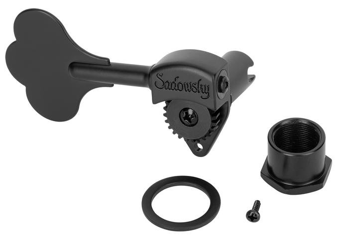 Light Machinehead with Open Gear - Black - Right (Treble) Side