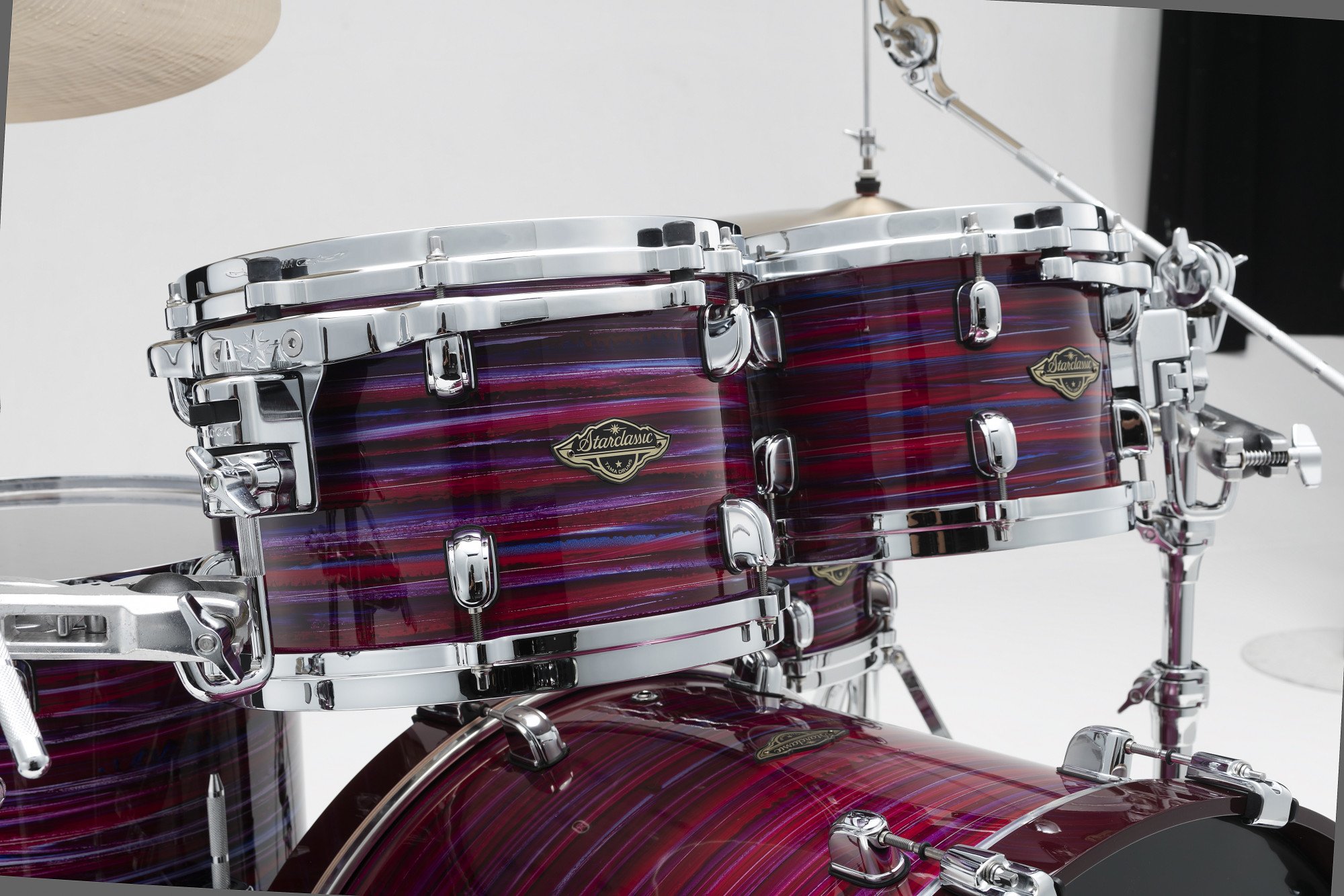 Starclassic Walnut/Birch Lacquer Shell Kit 5 teilig - Lacquer Phantasm Oyster
