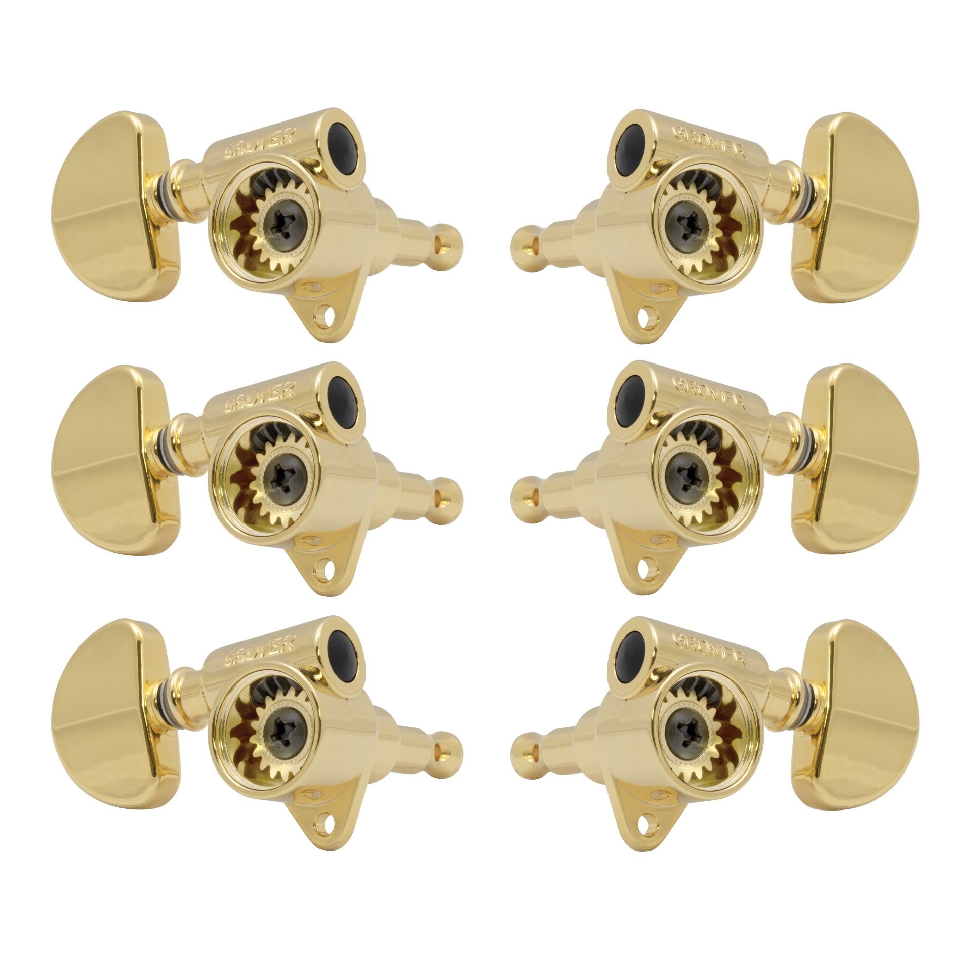 102SVG Skeleton View Rotomatics - Guitar Machine Heads, 3 + 3 - Gold