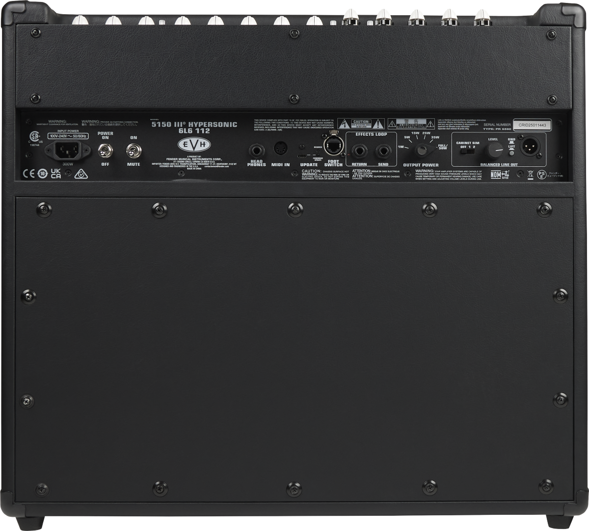 5150III Hypersonic 6L6 1x12 Black