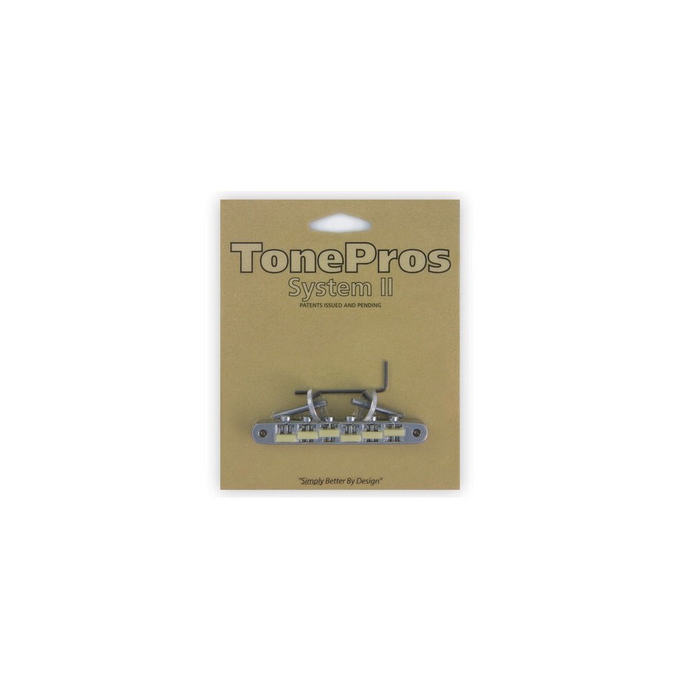 AVR2G C - Tune-O-Matic Bridge with 'G Formula' Saddles - Chrome
