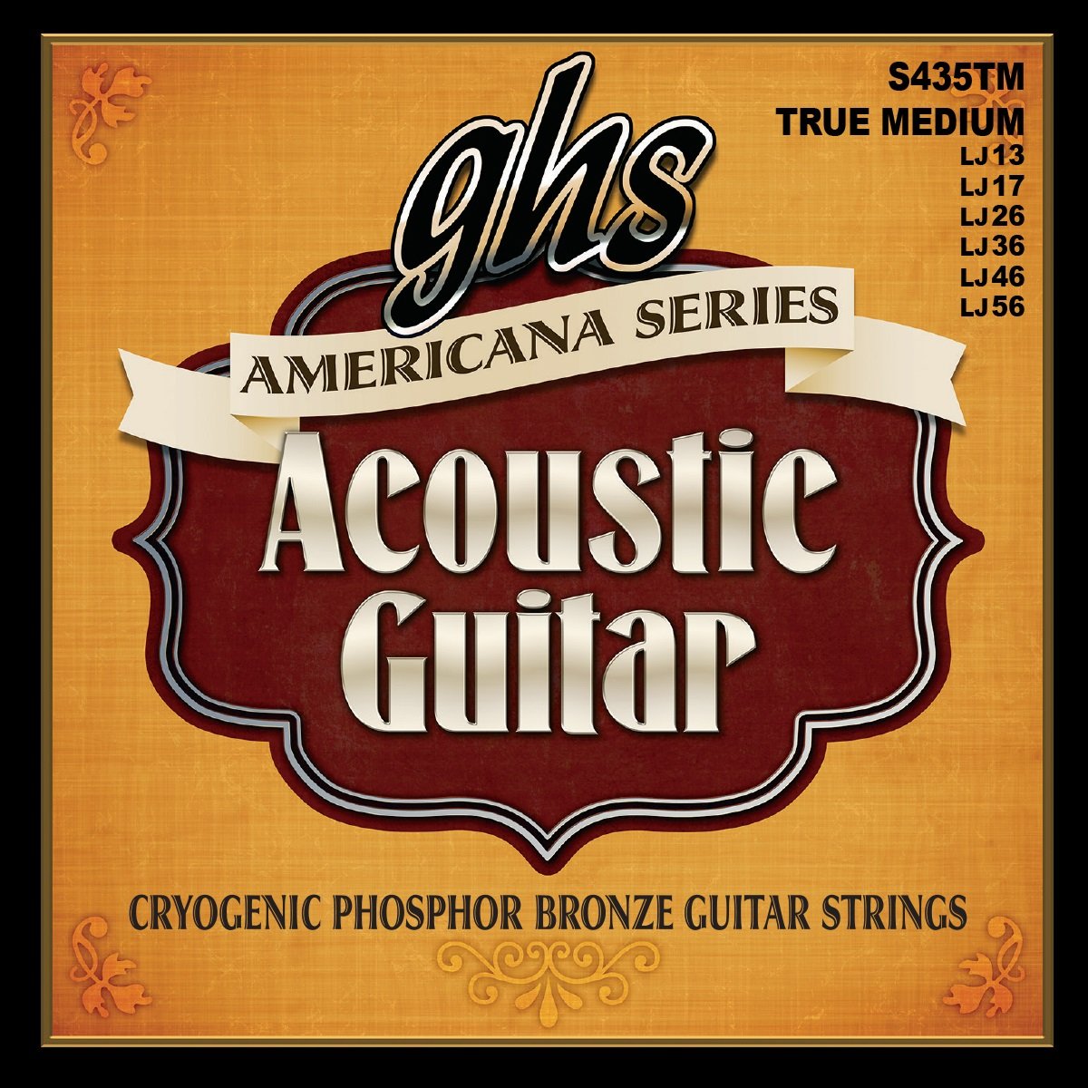 S435TM Acoustic Set Phosphor  Bronze True Medium .013-.056