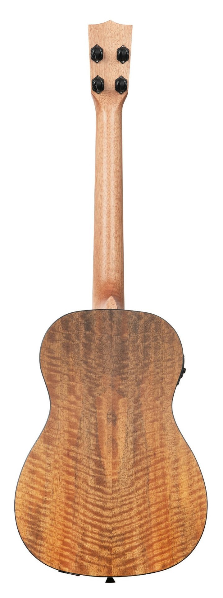 KA-CM-BE Baritone Ukulele Curly Mango with EQ and Bag