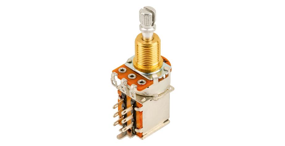 LH-3 Mono Potentiometer, A250K, Push/Pull, DPDT, Split Shaft