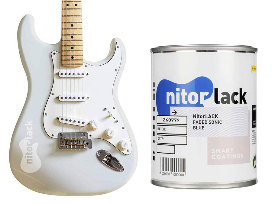 Nitrocelluloselack Faded Sonic Blue - 500ml Dose