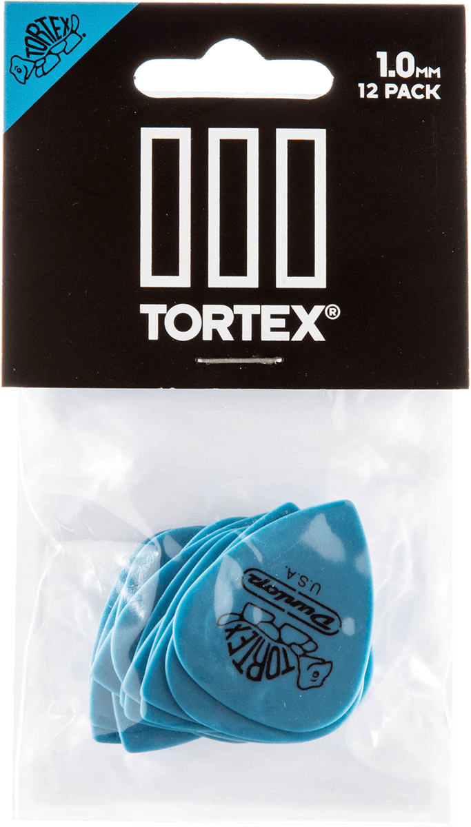 Tortex III Standard Picks, Player's Pack, 12 pcs., blue, 1.00 mm