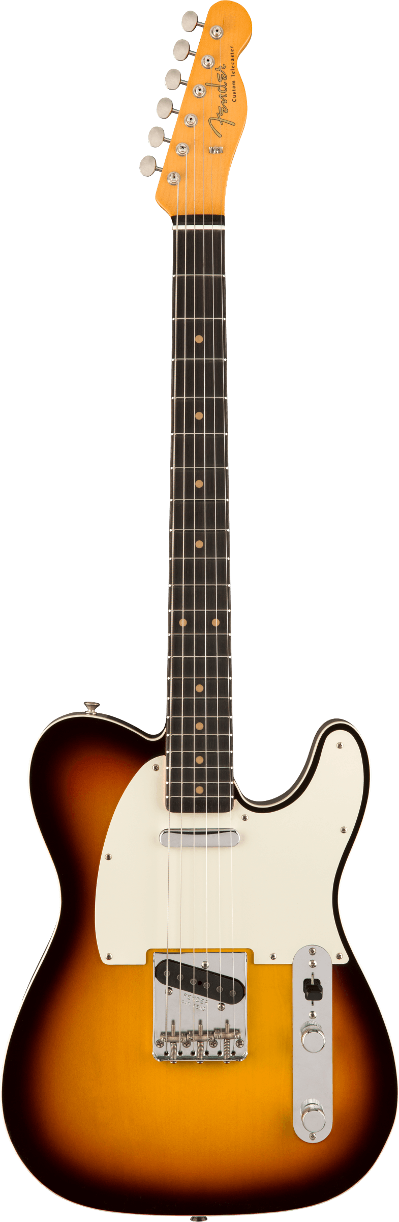 Vintage Custom 1959 Telecaster Custom NOS Chocolate 3-Color Sunburst