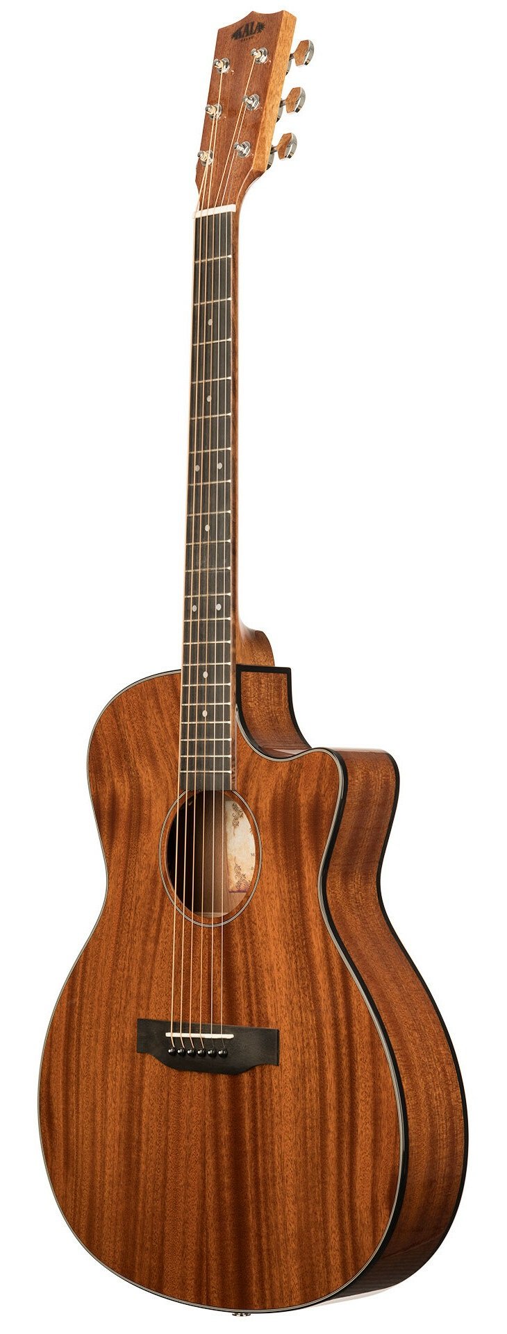 KALA KA-GTR-MTS-E - Solid Mahogany Thinline Steel Guitar, with Bag