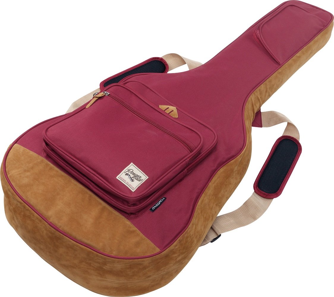 IAB541-WR POWERPAD® Designer Collection Weinrot - Tasche für Akustikgitarre