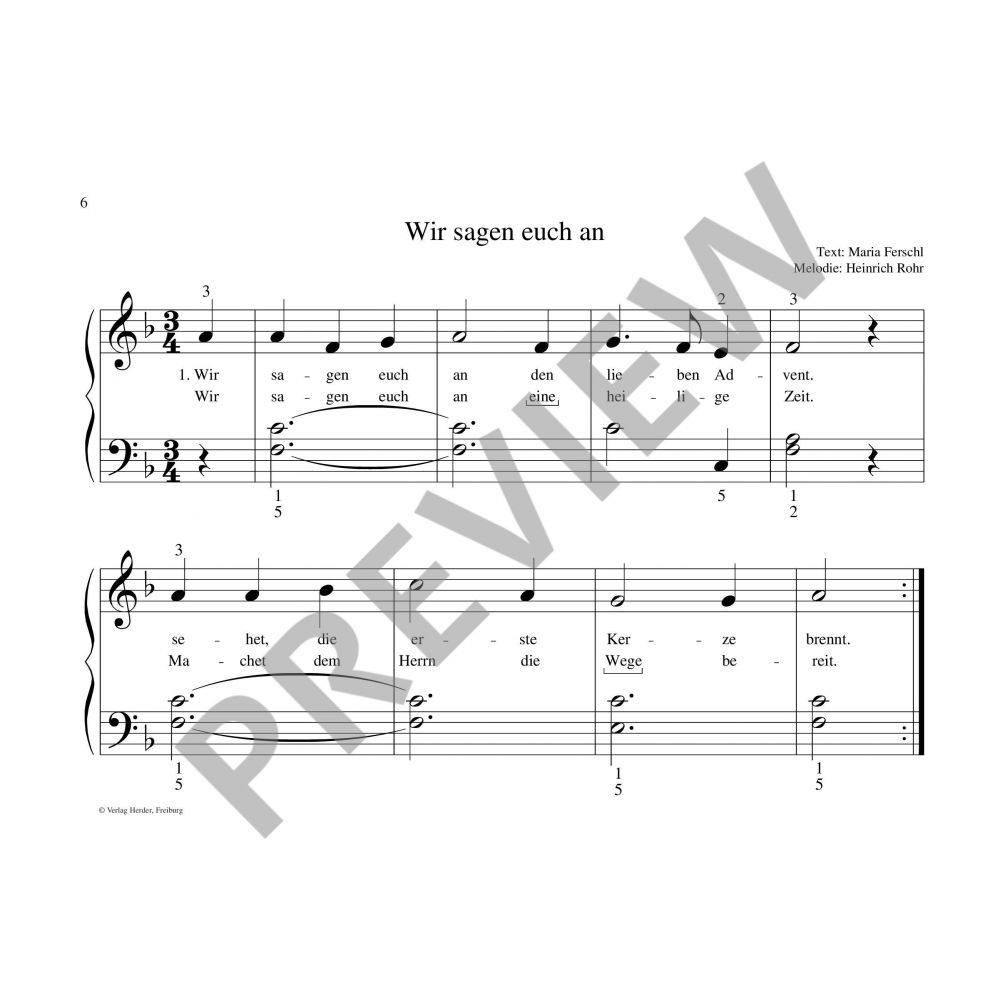 Ihr Kinderlein kommet - Klavier