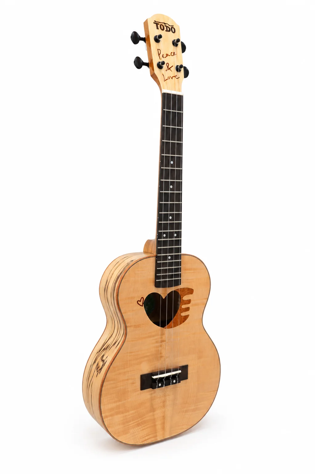 Dove of PeaceUkulele Maple Top Solid +Aged Wood Tenor