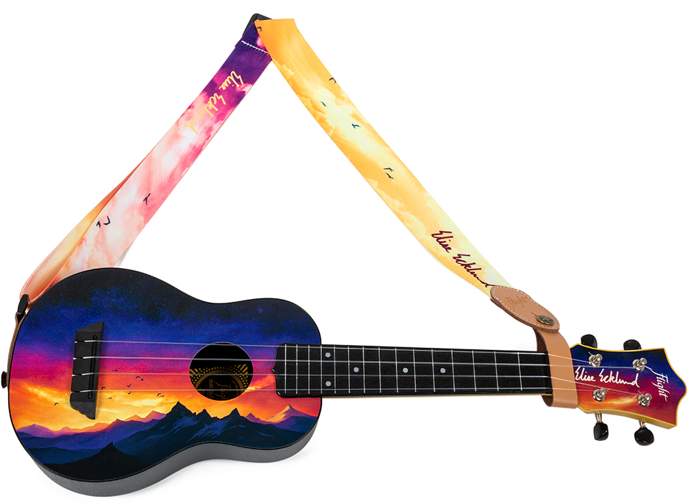 S35 SUNSET Elise Ecklund Signature Ukulele Strap 

