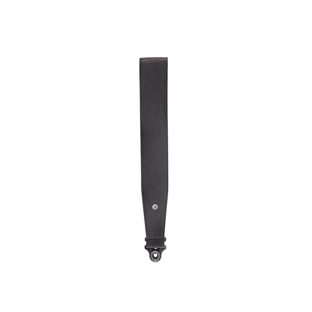 Comfort Auto Lock-Gitarrengurt aus Leder Black