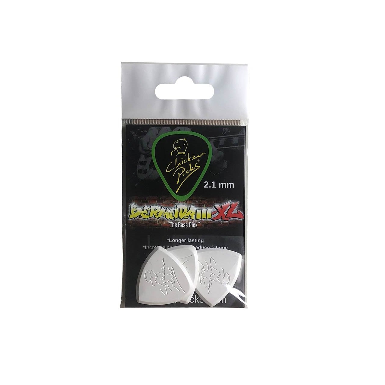 Bermuda III-XL 2.1mm, 3er Pack Picks