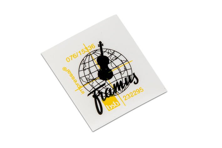 Headstock Globe Decal / Black
