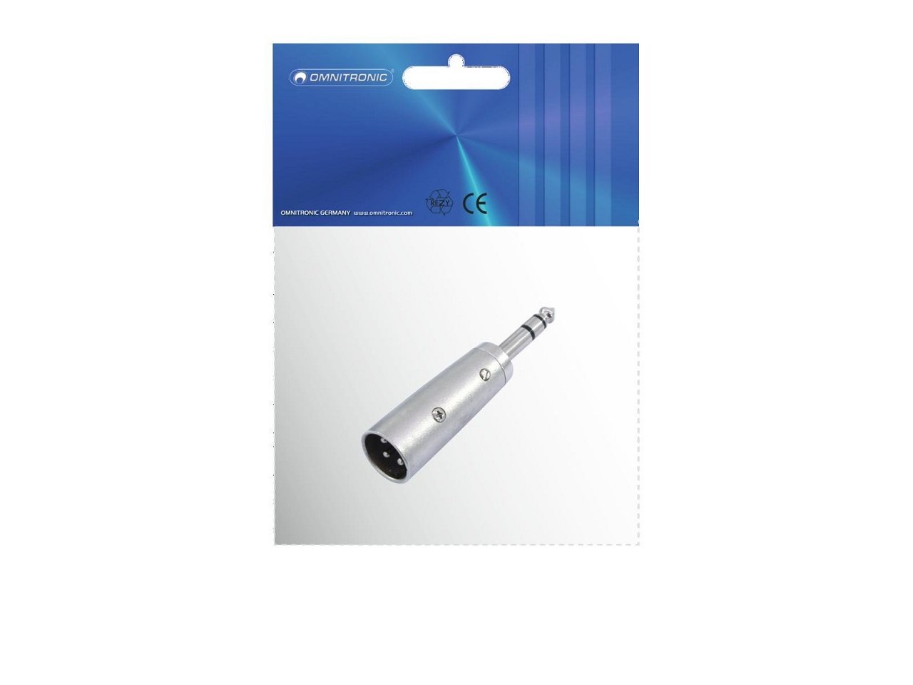 Adapter XLR(M)/Klinke(M) stereo