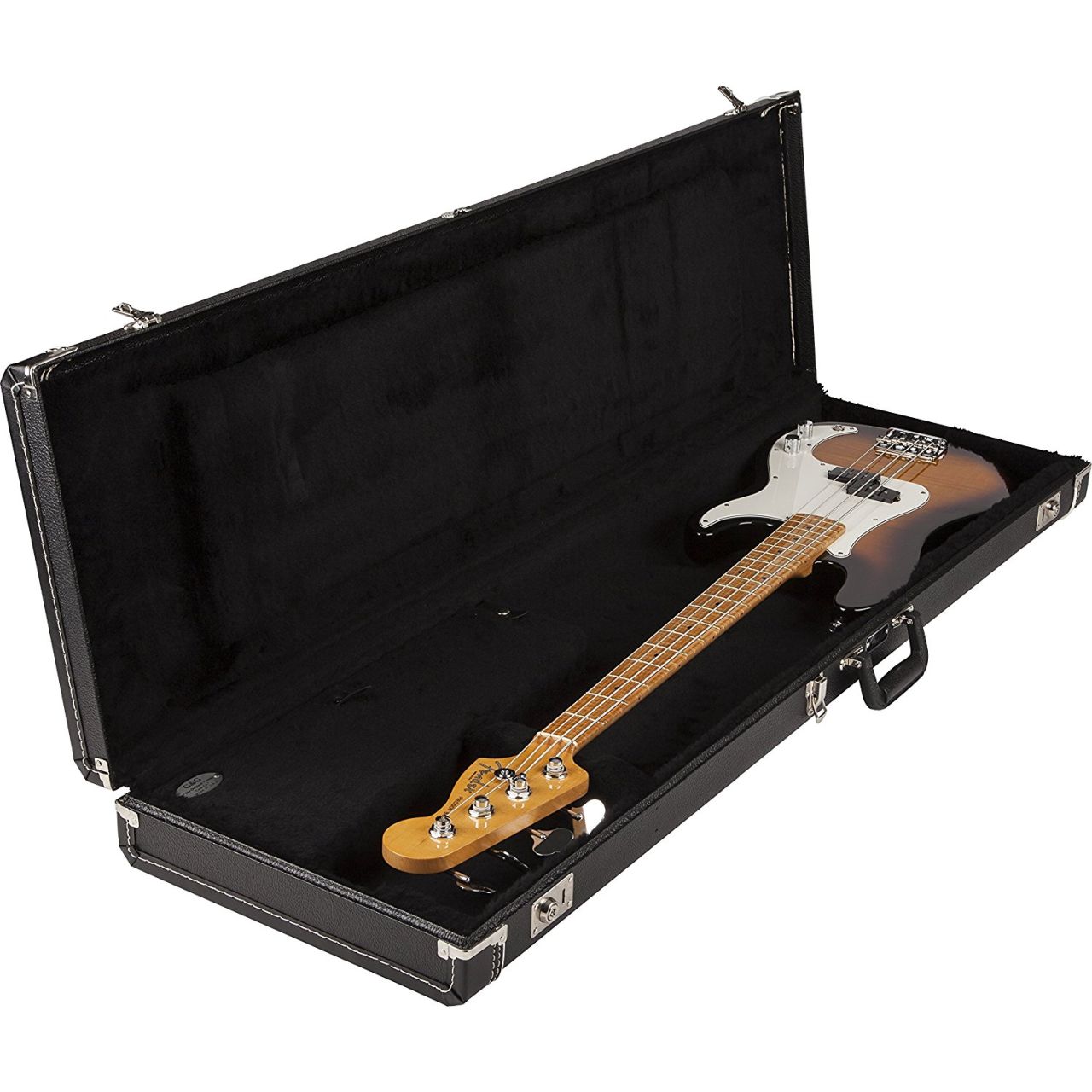 FENDER Precision®/Jazz® Bass Multi-Fit Hardshell Case, Left Handed, Black w/ Black Acrylic Interi