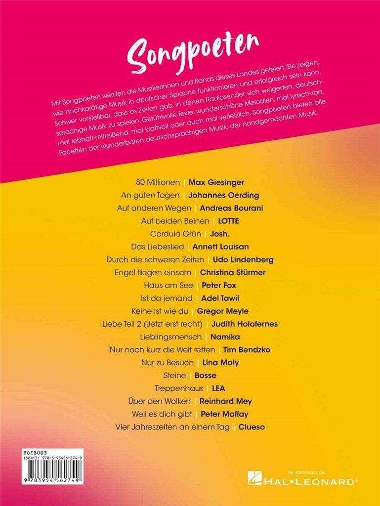Songpoeten