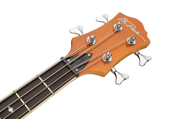Heritage Classic Mockingbird Bass 4-String - Koa Top Natural Transparent