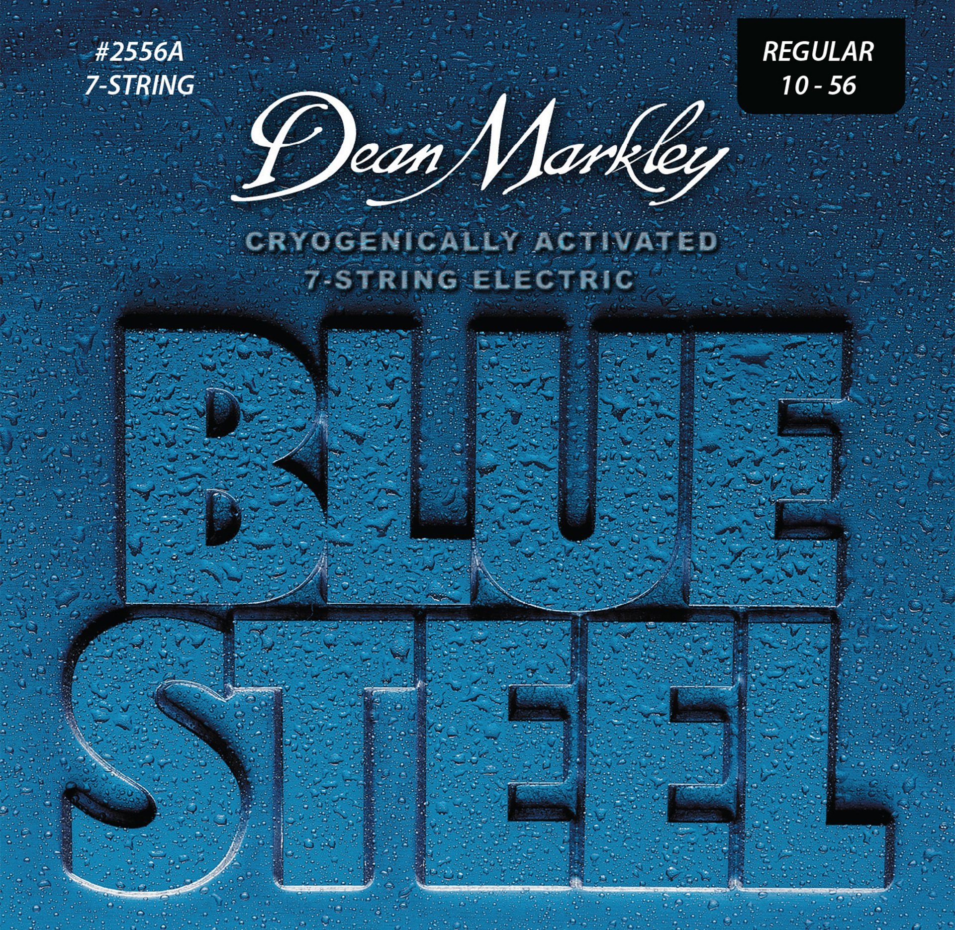 Blue Steel - 2556 A - Electric Guitar String Set, 7-String, Regular, .010-.056