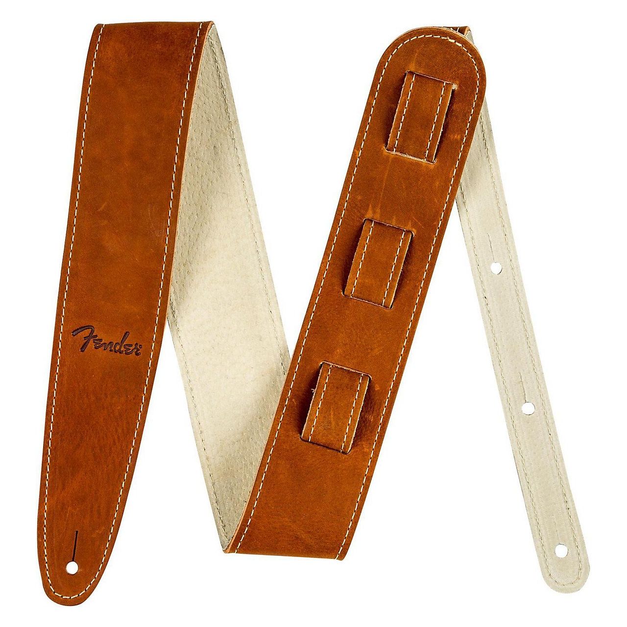 Ball Glove Leather Strap Braun