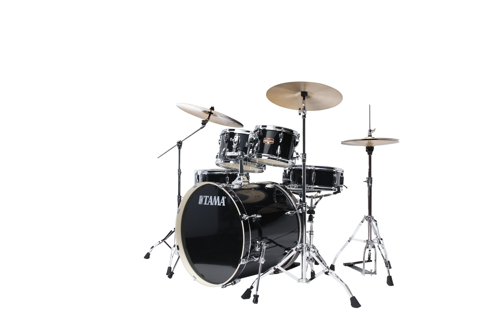 IP62H6W Imperialstar Drum Set 6 teilig - Hairline Black