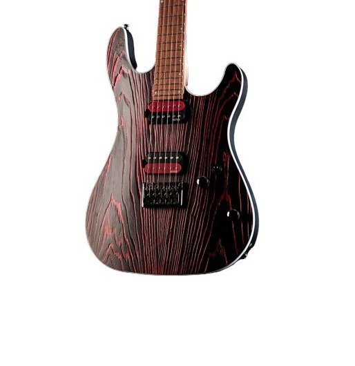 KX300 E-Gitarre Etched Black Red