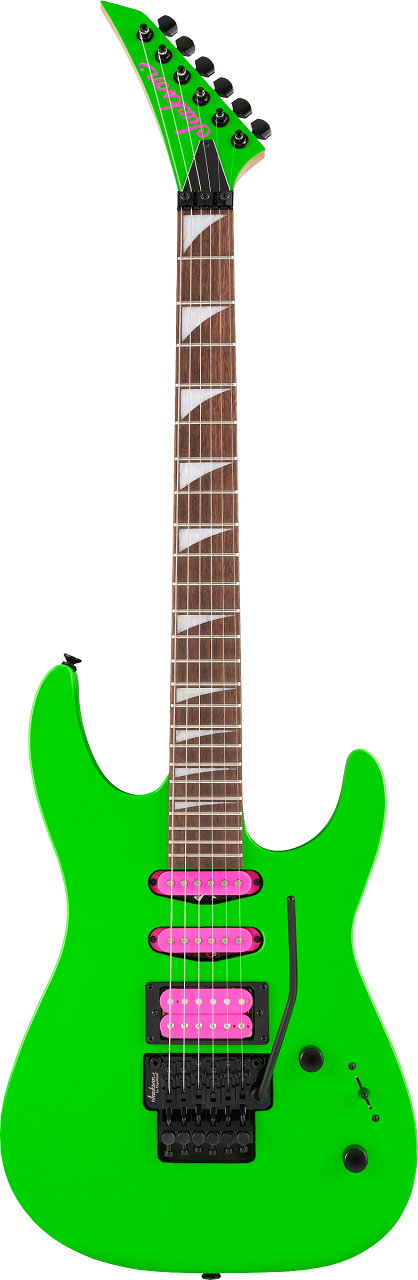 X Series Dinky™ DK3XR HSS, Laurel Fingerboard, Neon Green