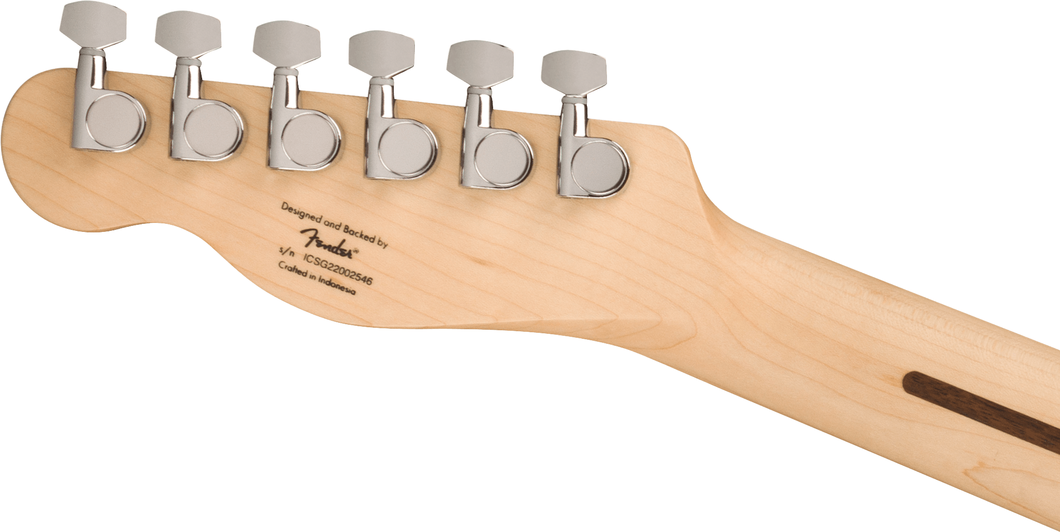 Sonic™ Telecaster®, Maple Fingerboard, White Pickguard, Black