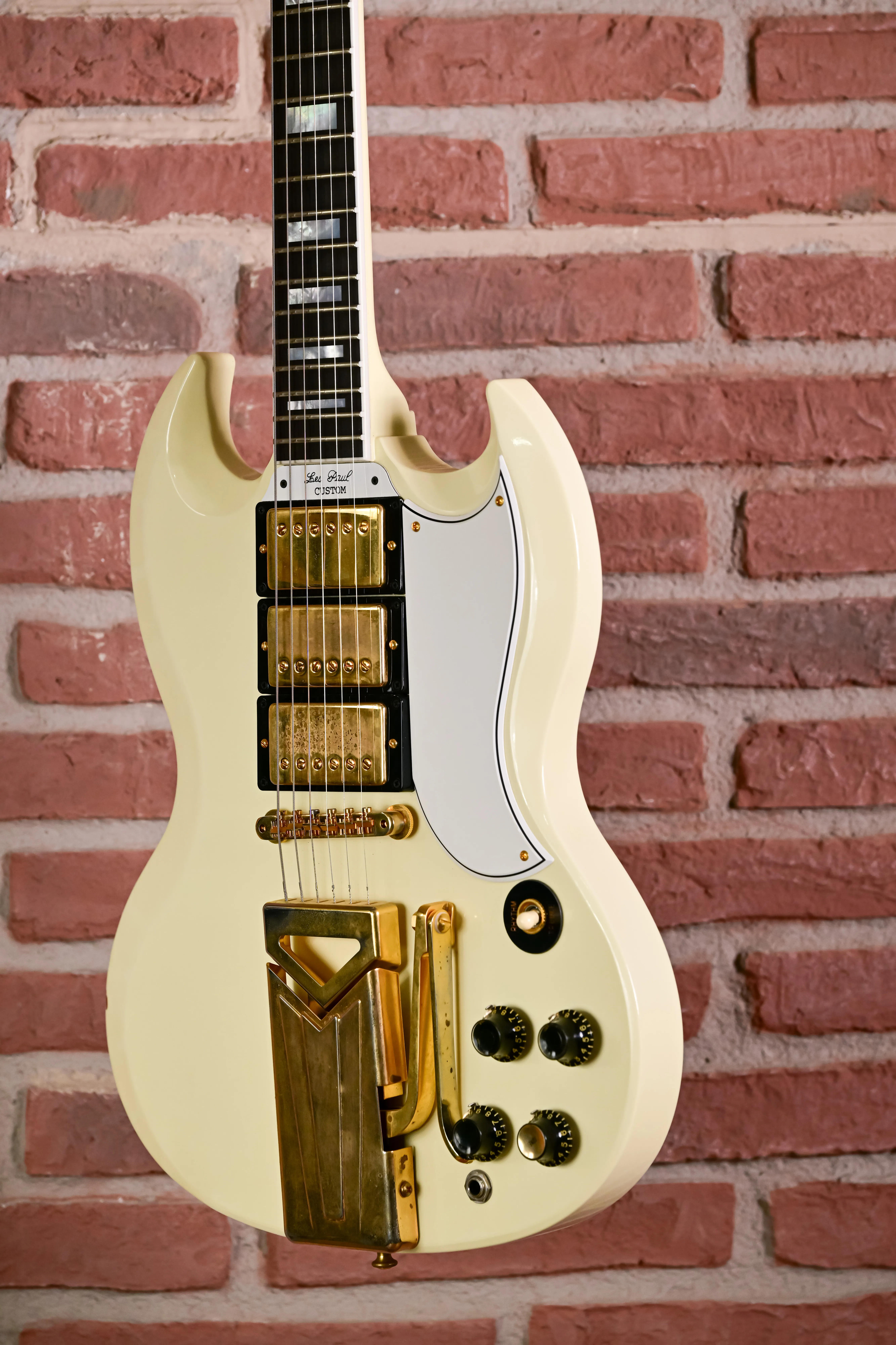 60th Anniversary 1961 SG Les Paul Custom VOS Polaris White B-Stock