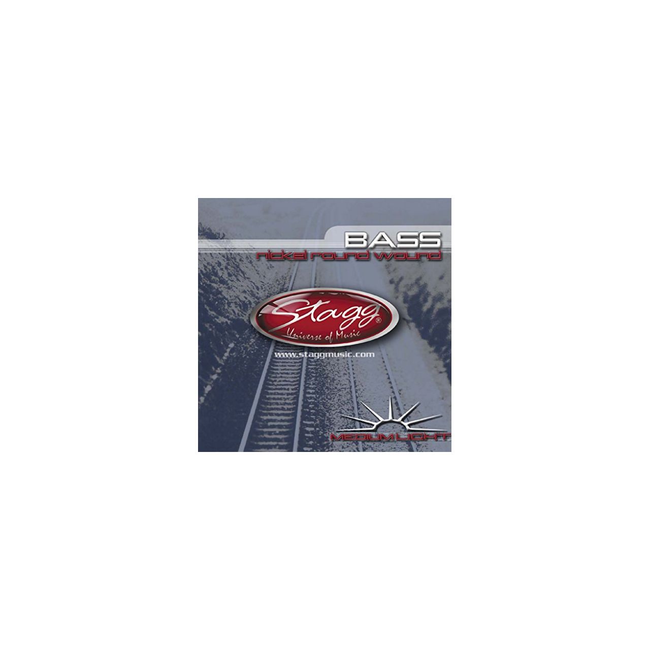 4-STR BASS SET/NI RND WD/MD.LT