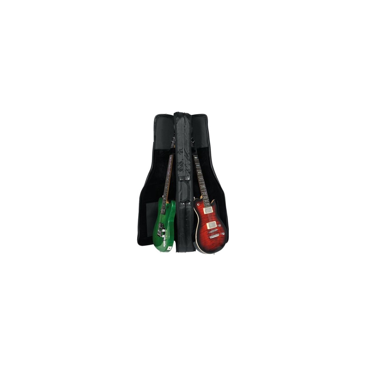 Premium Double Bag for 2x Electric Guitar Black