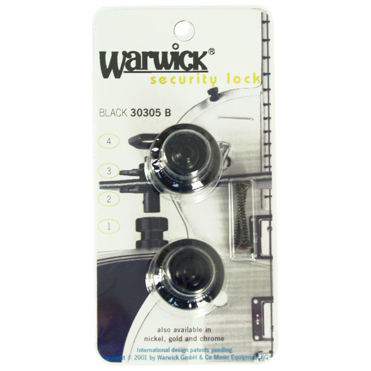 SP 30317 SP Security Straplocks Set Satin Chrome