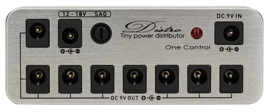 Micro Distro - Tiny Power Distributor, Shiny Silver