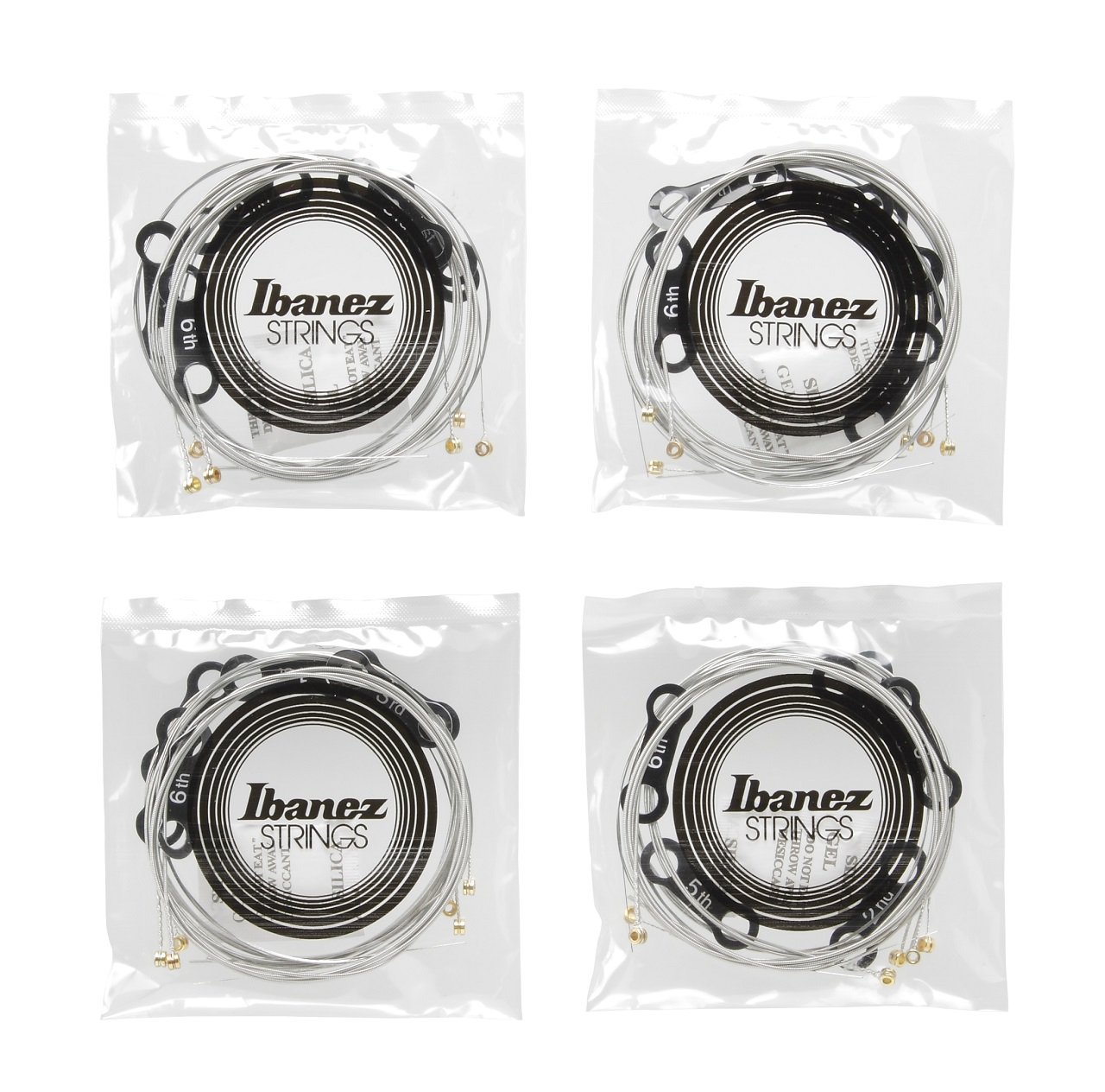 Saiten Super Light Nickel 4 Sets 6 String Stärken .009/.011/.016/.024/.032/.042